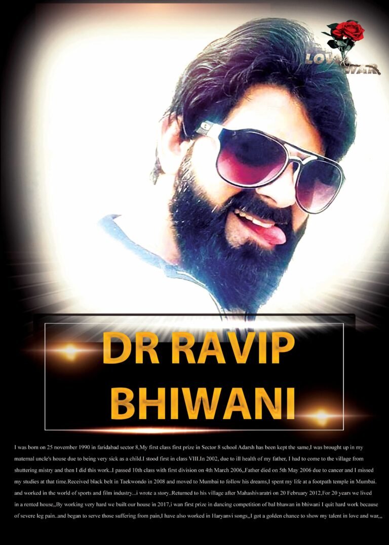 MODEL  Dr Ravip Haryana MODEL  LOVE and WAR