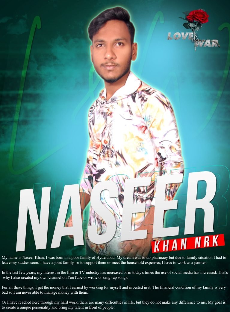 MODEL Naseer khan NRK Hyderabad LOVE and WAR