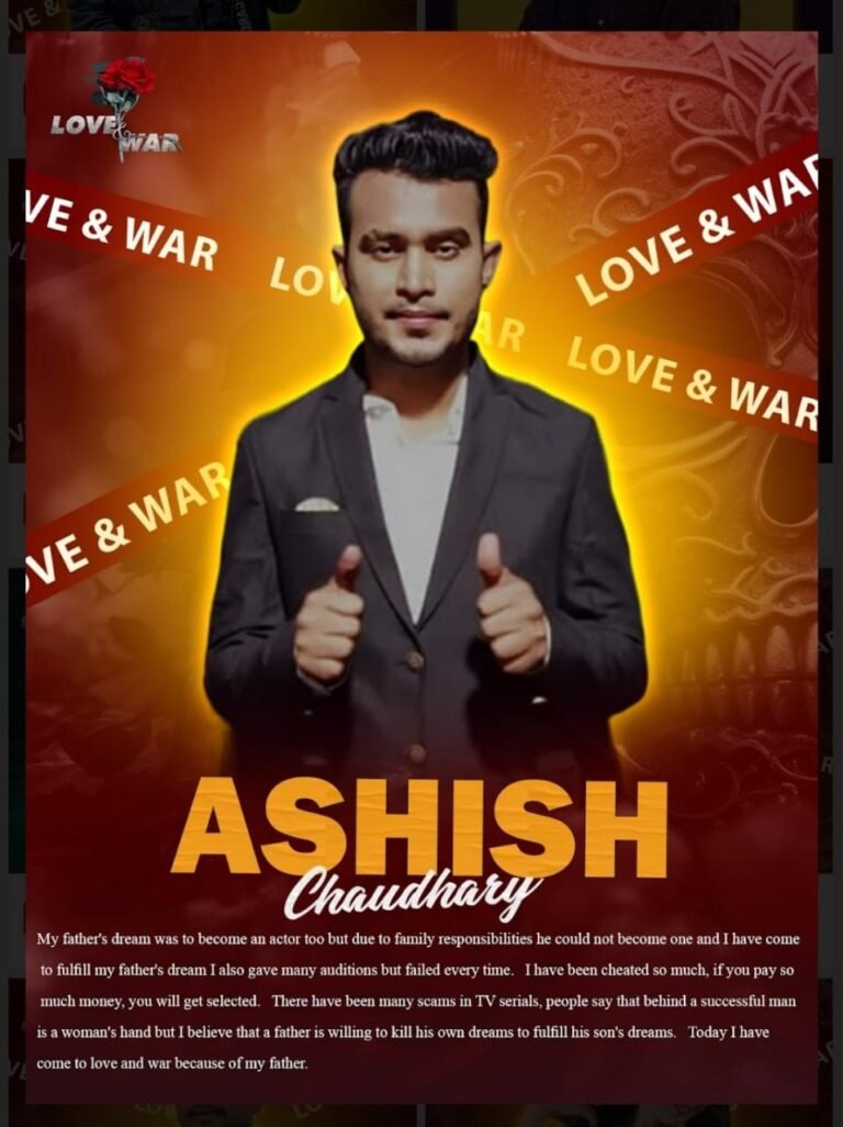 MODEL Ashish Chaudhary surat LOVE and WAR