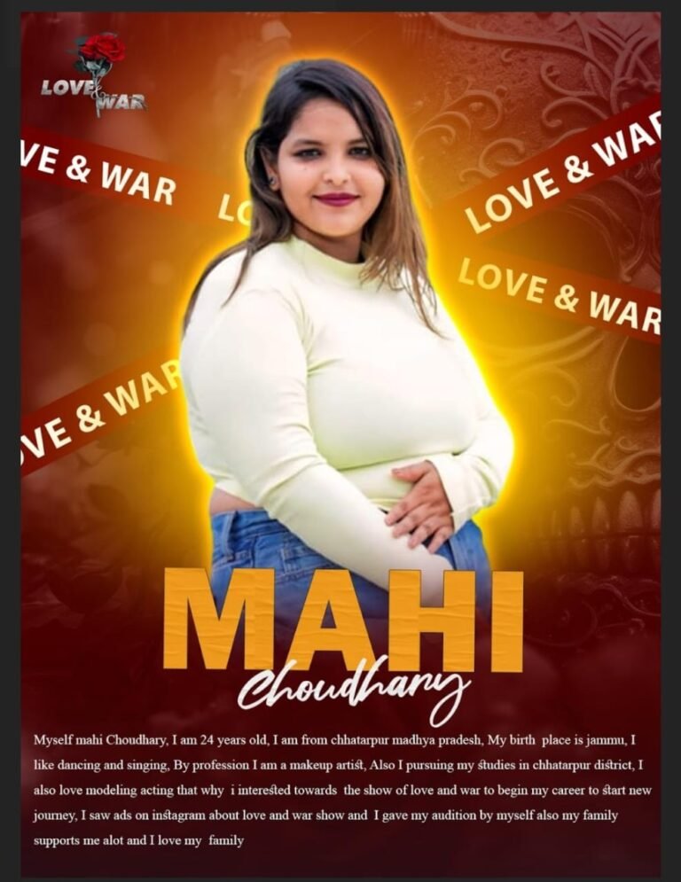 MODEL Mahi Choudhary chhatarpur LOVE and WAR