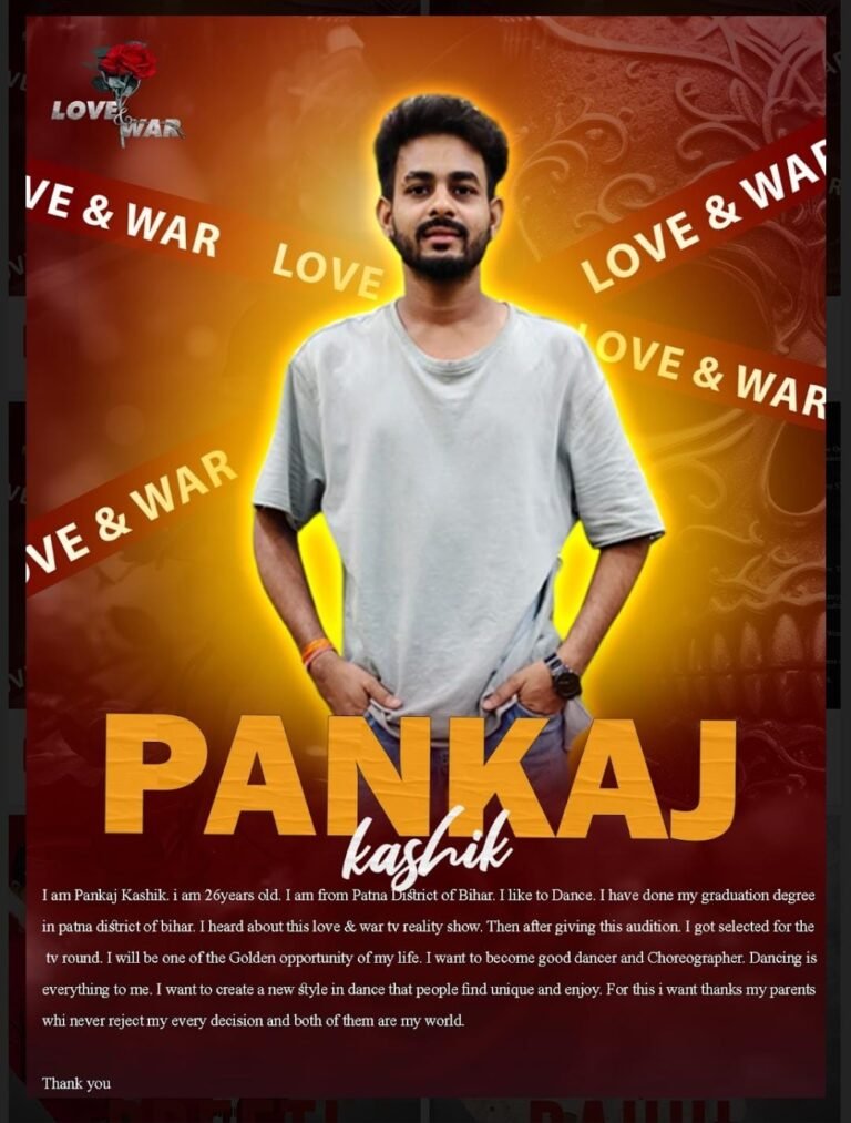 MODEL Pankaj kashik patna LOVE and WAR